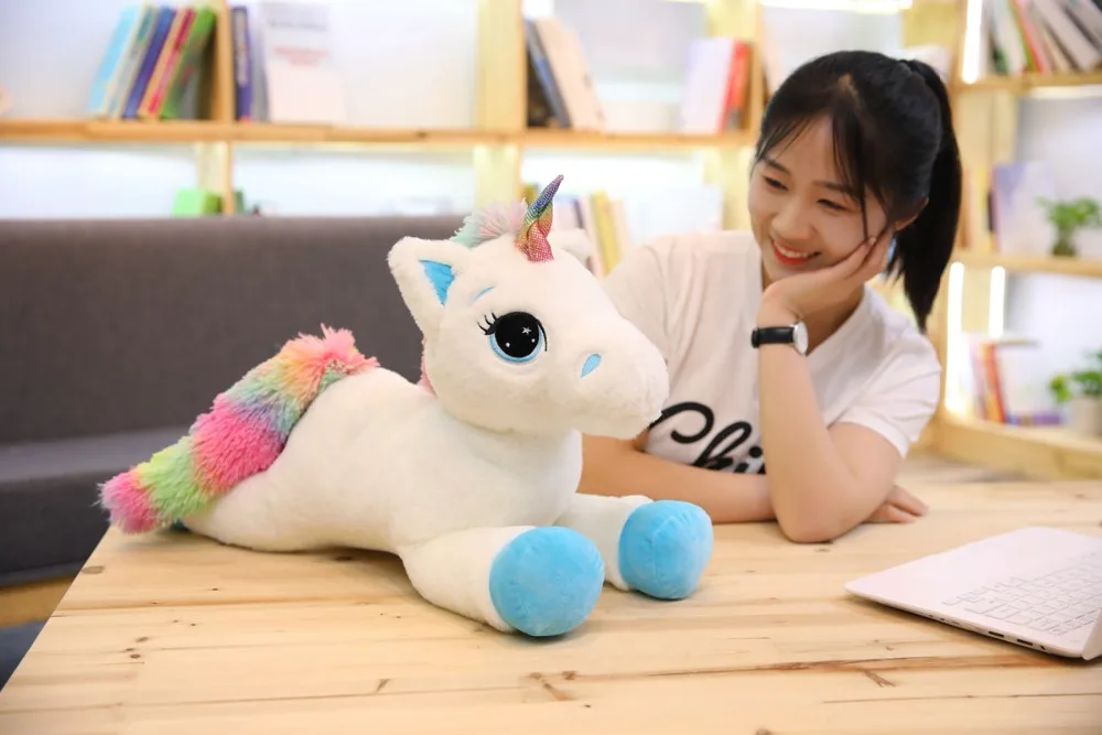 1 шт. 40/60 см Kawaii мягкие банные халаты в виде животных для маленьких кукол мультяшный Радужный Единорог детские плюшевые игрушки подарок игрушки для детей, подарок на день рождения ребенка