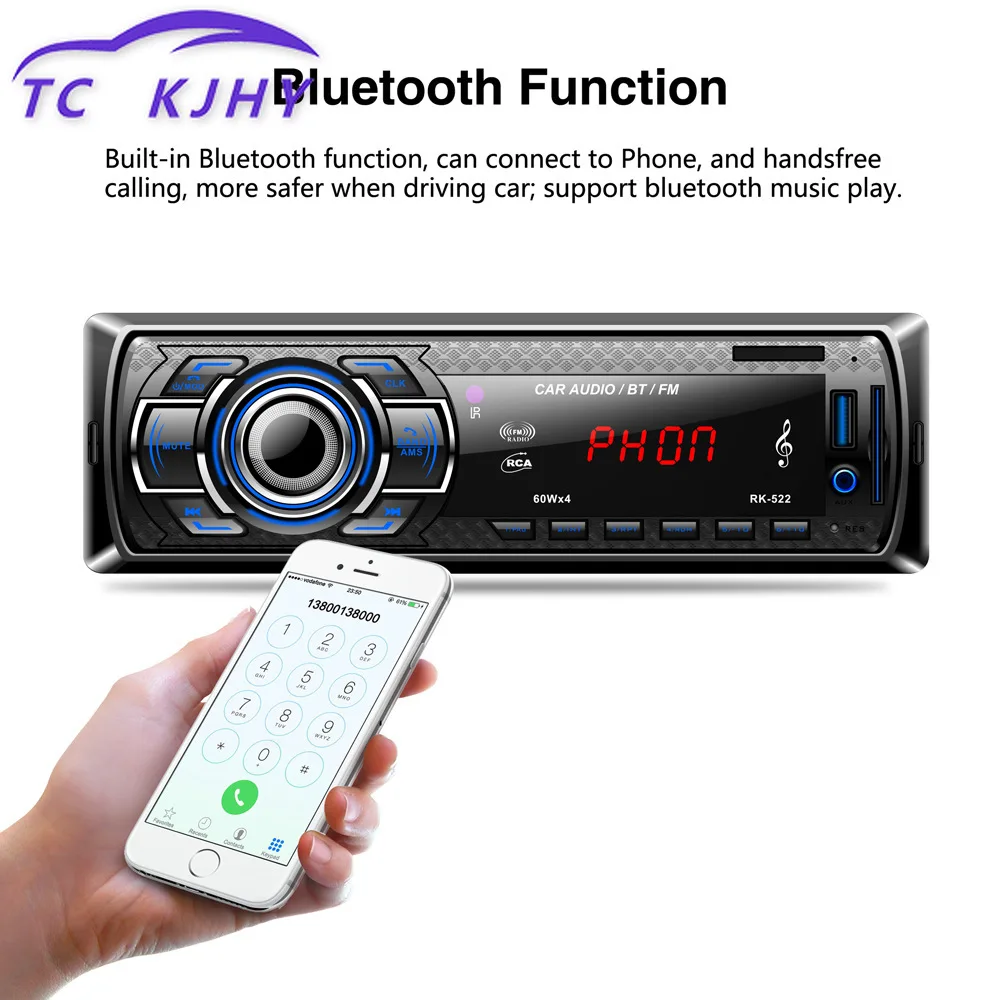 Bluetooth декодеры зарядных порта USB для автомобиля MP3 AUX адаптер Беспроводной ресивер