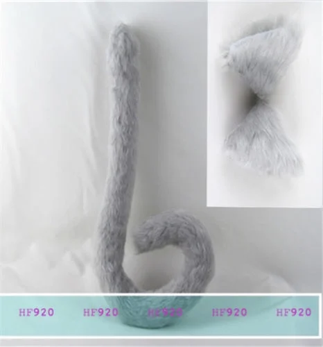 Новый аниме косплей костюм для вечерние длинный меховой Neko кошачьи ушки плюшевый