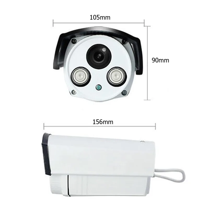 Наружный AHD 2MP CCTV Камера Системы 1080 P DVR комплект 4 канала Пуля камеры для домашней