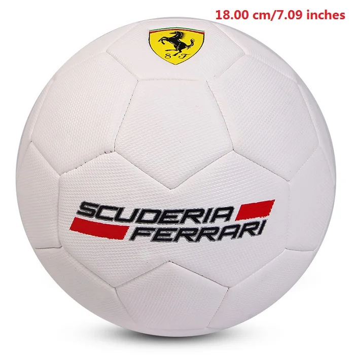 as the picture Ferrari F659 прочный машинный швейный футбольный мяч с высоким отскоком ПВХ резиновый тренировочный футбольный мяч игрушка Спорт 4 цвета - Цвет: as the picture