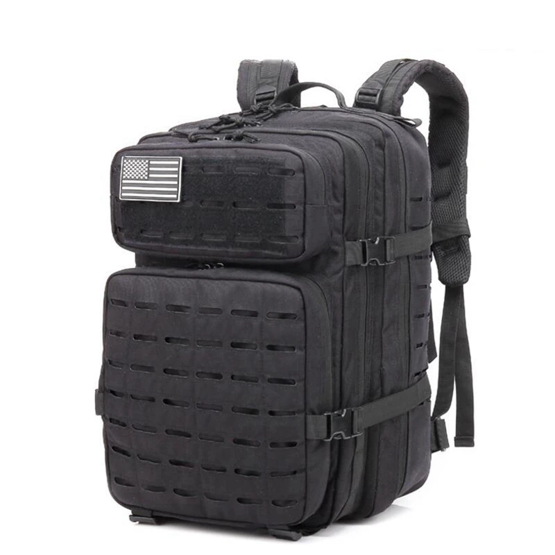 Тактический военный 900D Нейлоновый Рюкзак Molle assase Range сумка повседневная сумка с флагом патч Черный Армейский зеленый загар