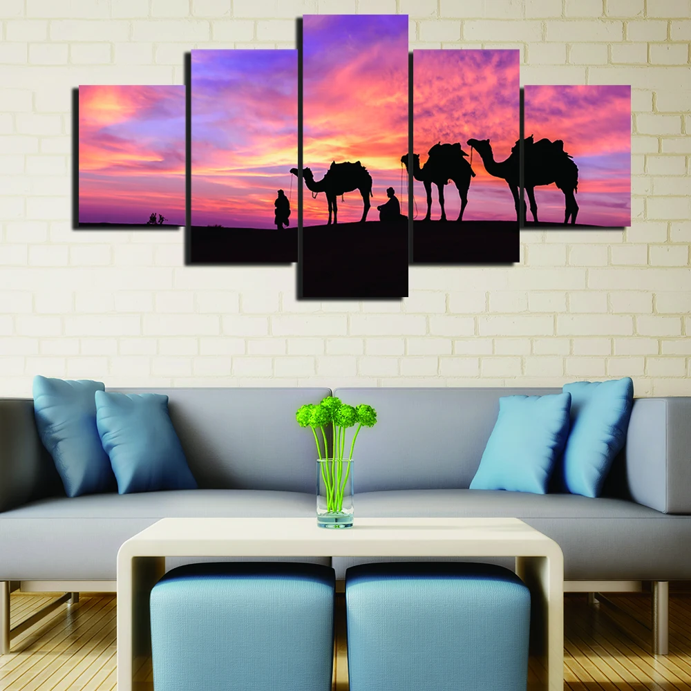 Фото Unframed 5 шт. современный Мекка мечеть плакат панно с принтами для Гостиная Дизайн и Unframed 5 шт. современный Мекка мечеть плакат панно с принтами для Гостиная Дизайн и
