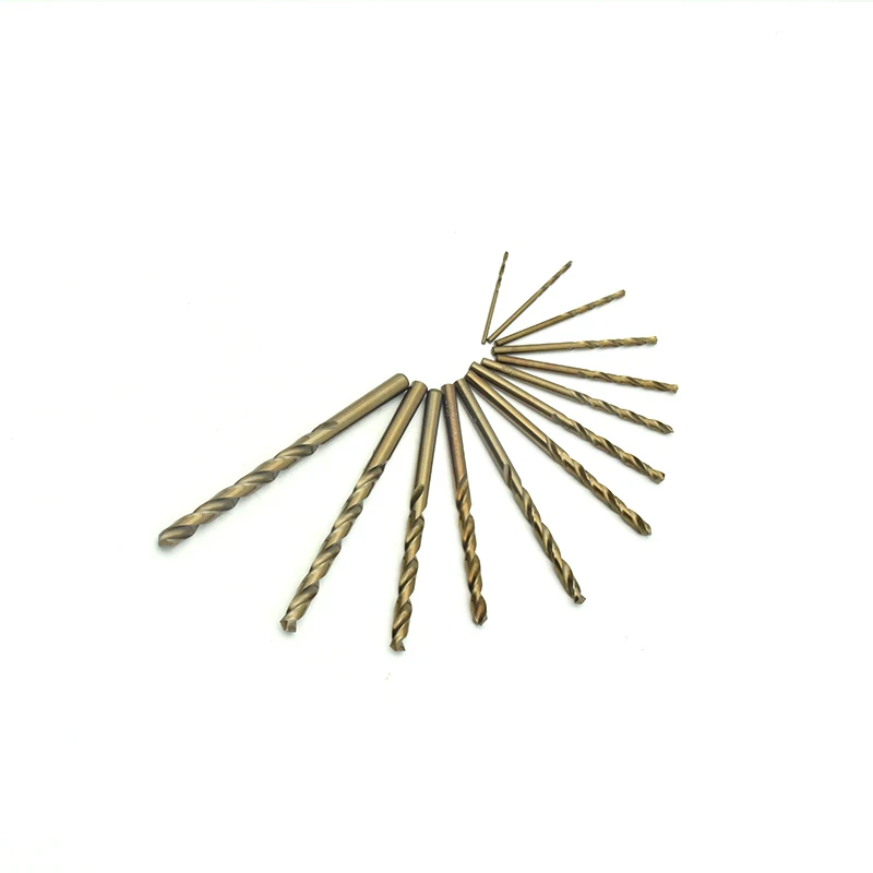Xinfeiyang 5Set/65Pcs High Speed Steel Cobaltiferous Twist Drill Bit Wood Metal Drilling Quality 1.5-6.5mm Iron Box | Инструменты