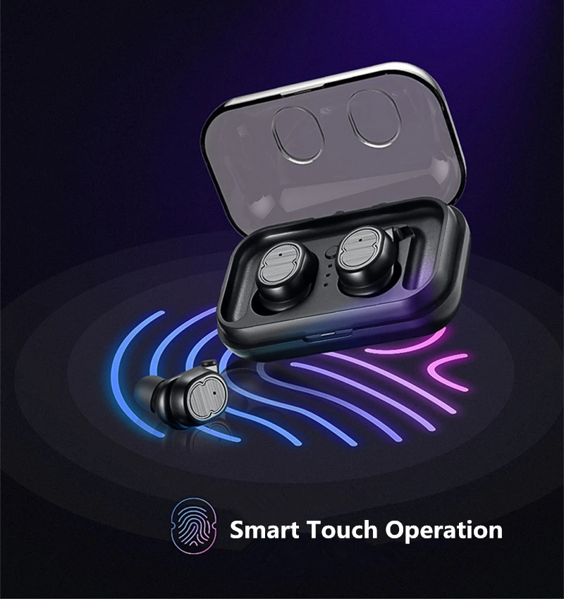 IBESI YL08 TWS 5,0 Bluetooth наушники мини умные беспроводные наушники сенсорное управление Водонепроницаемая гарнитура SuperBass вкладыши с микрофоном