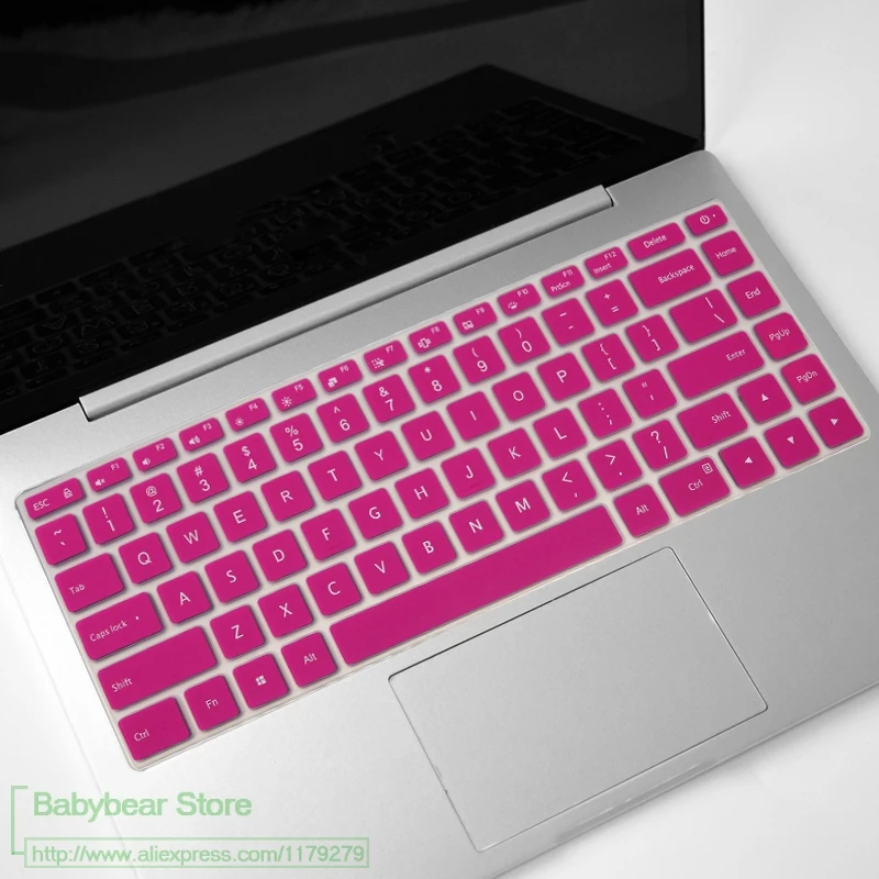 rose Для Xiaomi Mi notebook Pro 15 15,6 i7-8550U i5-8250U ноутбук Цветной силиконовый чехол для клавиатуры защитный чехол для ноутбука - Цвет: rose