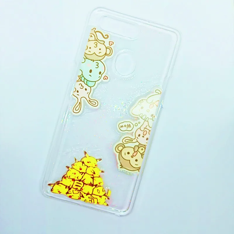 Роскошный прозрачный блестящий бусины маленькие Животные чехол для Oppo R15 Чехол