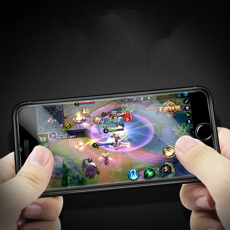 10 шт./лот HD 2.5D Закаленное стекло для iPhone X XS MAX XR защита экрана прозрачное 6 6s 7 8 plus