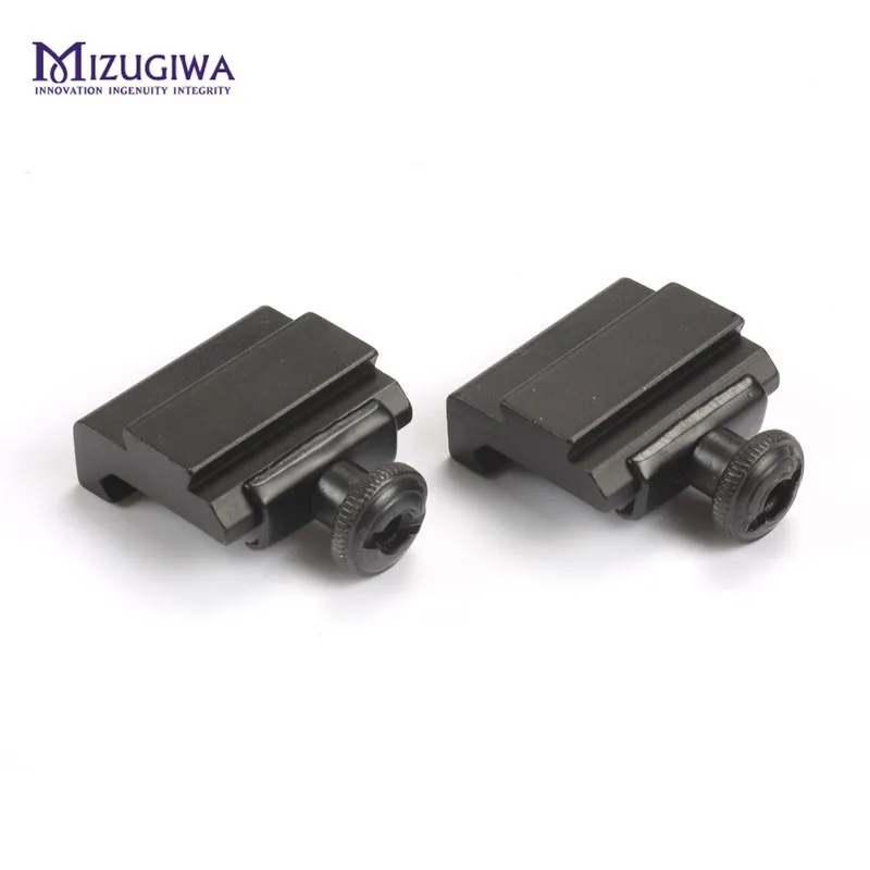 

2pcs/pair 20mm to 11mm Scope Mount Adapter Rail Base Weaver Picatinny Dovetail Rail Long 30MM For Hunting Rifle Scope Sight Caza