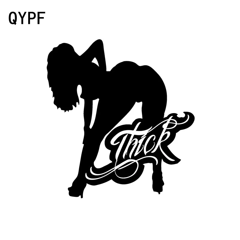 QYPF 11 5 см * 12 4 Толстая девушка сексуальная забавная виниловая Автомобильная