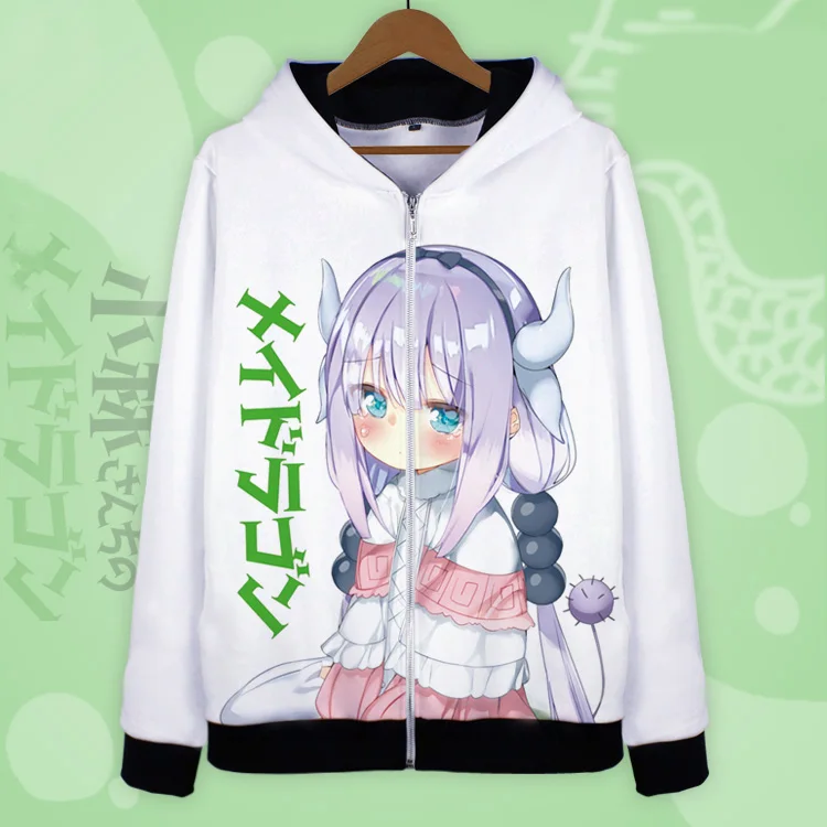 Miss Kobayashi's Dragon Maid Толстовка куртка в стиле аниме пальто Toru Tohru Косплей Костюм |