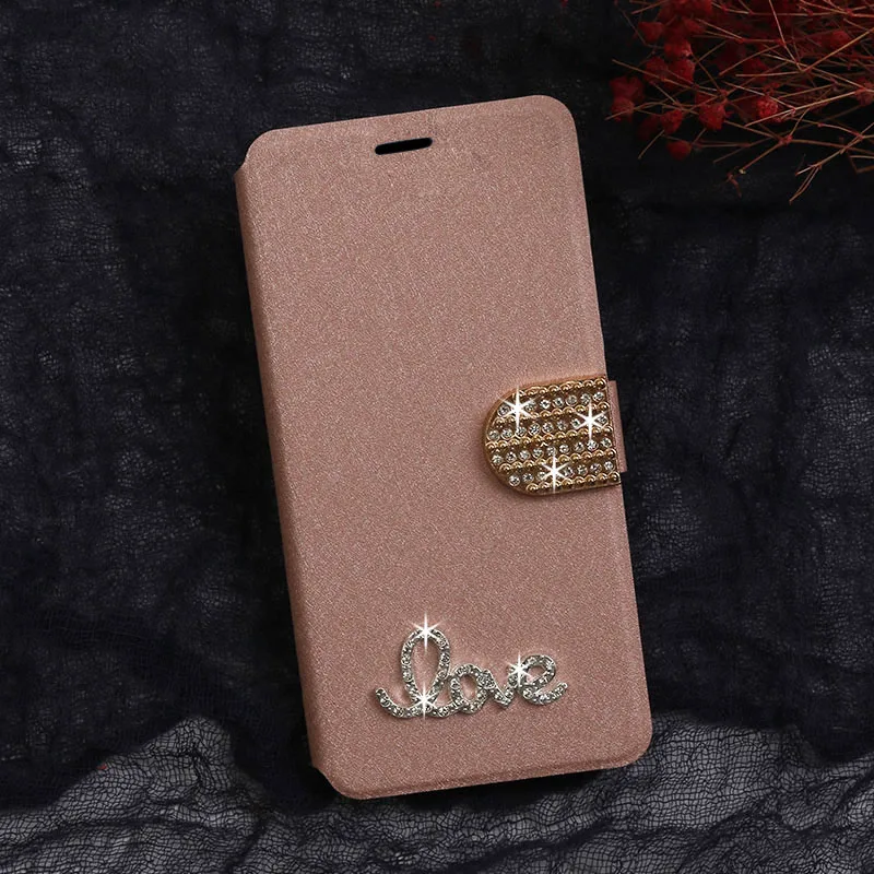 Pink D Love Для Apple iPhone 4, 4S, 5, 5S, SE, 6, 6 S, 7, 8 Plus, 6 P, 7 P, 8 P Plus, роскошный чехол-книжка из искусственной кожи, чехол-кошелек, мягкий чехол, подставка, Fundas - Цвет: Pink D Love