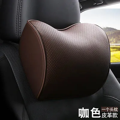 Car Neck Pillow Lumbar Waist Support Headrest Pillows Back Cushion Seat Supports Memory Foam Seat Covers Auto Accessories - Название цвета: c