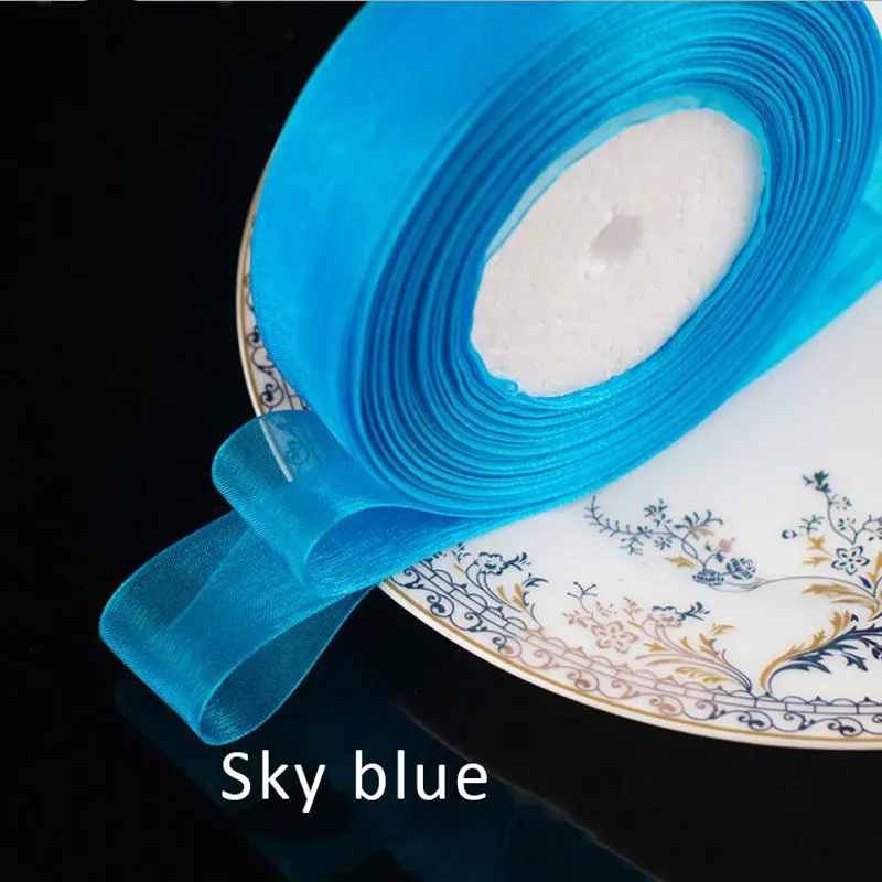 3/4 'ɲ см ширина органза лента швейная аксессуар шифон ткань обертывание