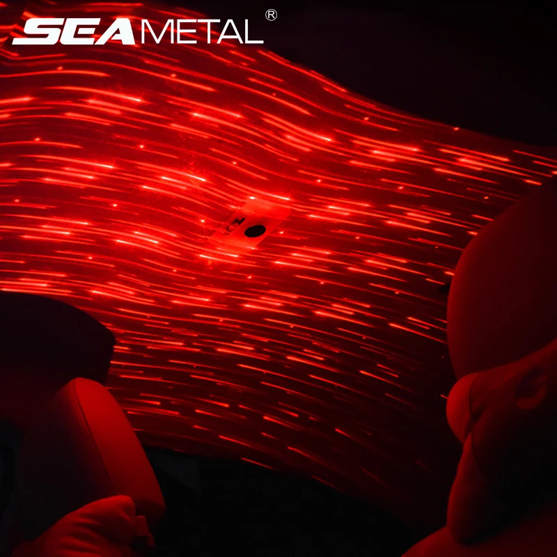 Автомобильная атмосферная лампа диджейский декоративный RGB светильник ильник с