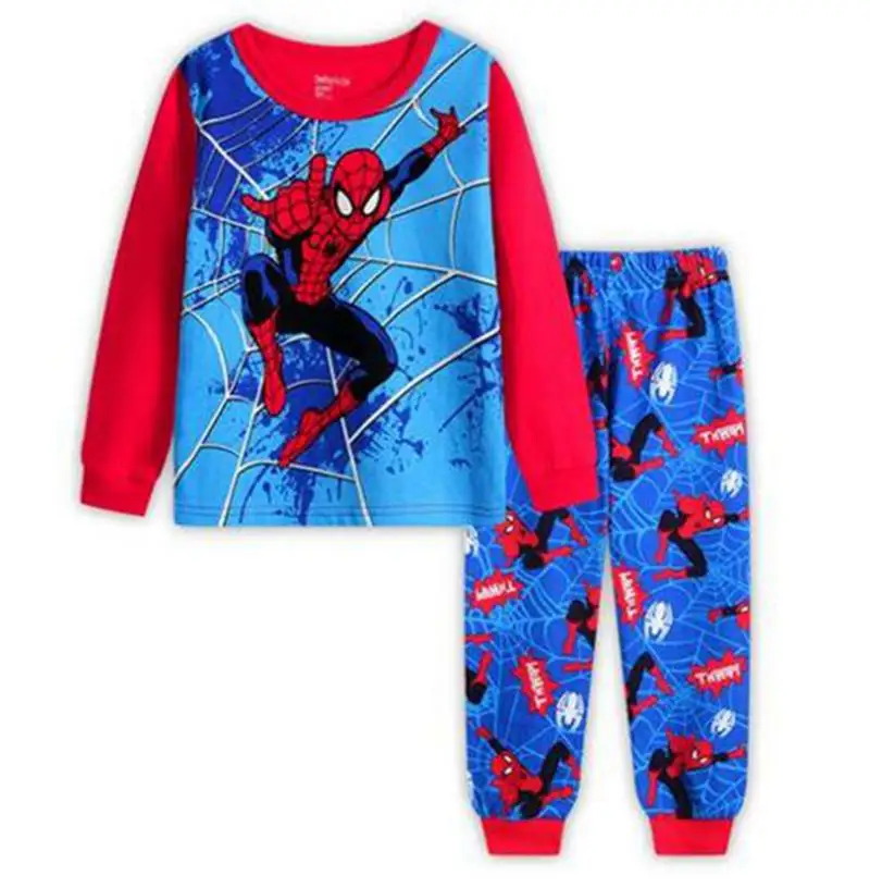 Retail! 2-7 yrs boys&ampgirls pijamas cotton children pyjamas sleepwear baby kids pajama set cartoon toddler boy clothes | Детская