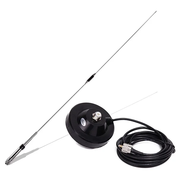 Антенна для мобильного телефона Комплект антенна Nagoya NL-770R UHF VHF двухполосный зажим Крепление коаксиальный кабель для автомобиля радио QYT kt-980plus kt-8900 kt-8900d bj-218 - Цвет: as shown 2