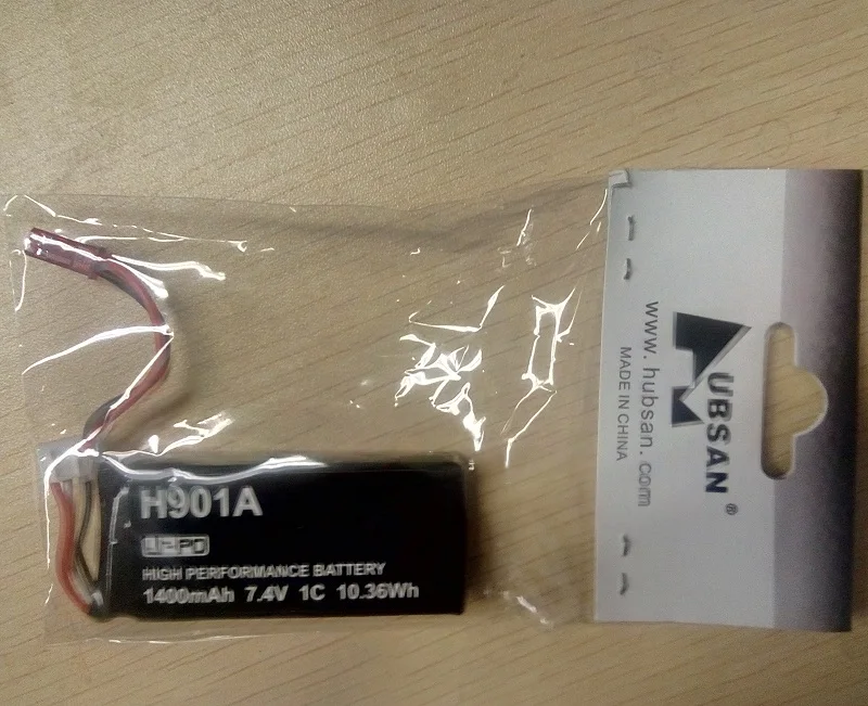 Оригинальный HUBSAN LiPo Аккумулятор 7 4 V 1400mAh для Hubsan H501S H502S H107D FPV2 пульт