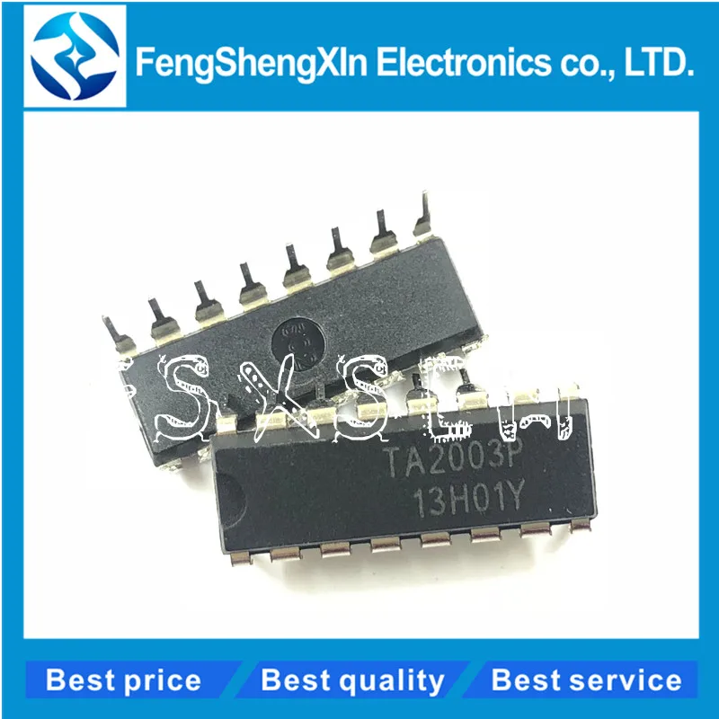 10 шт./лот New TA2003 TA2003P DIP 16 AM/FM RADIO IC Chip|Интегральные схемы| |