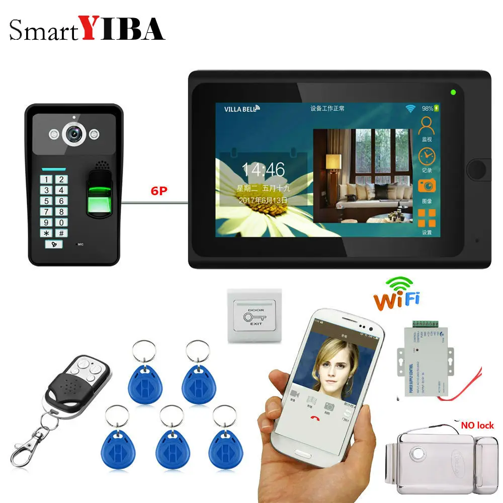 Смарт-приложение SmartYIBA с дистанционным управлением 7-дюймовый монитор Wi-Fi