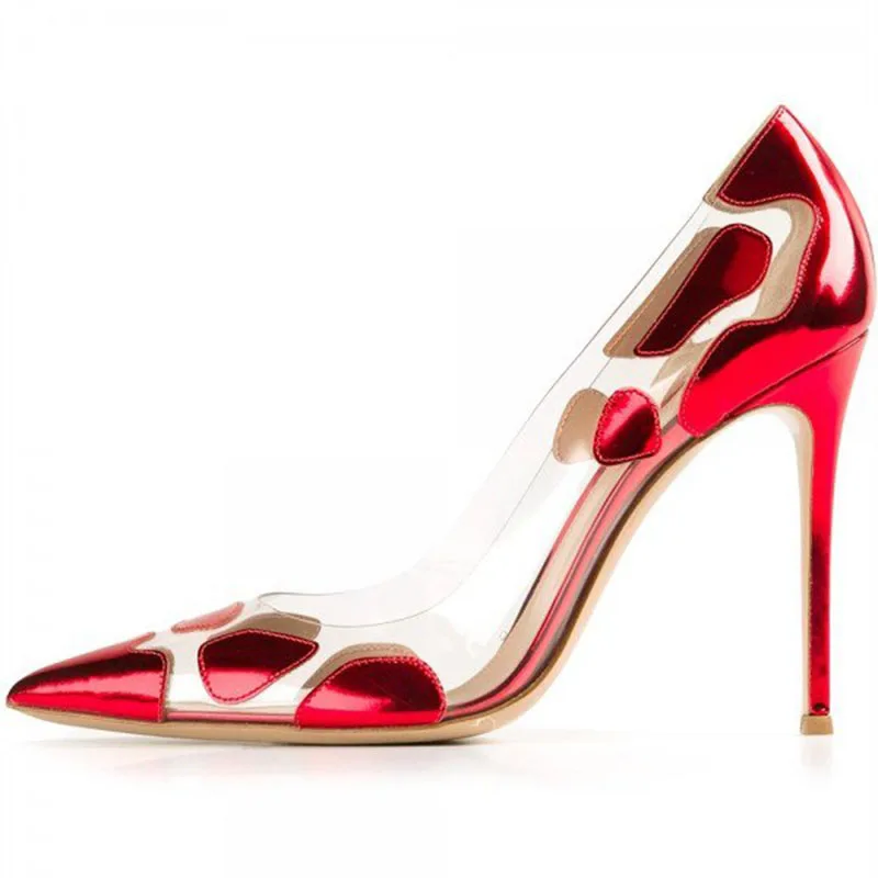 FSJ/Новые летние дизайнерские женские туфли лодочки ручной работы красные