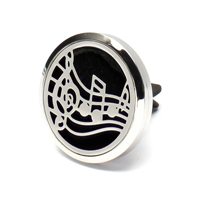 Горячие музыкальные ноты автомобильный Ароматерапевтический диффузор медальон