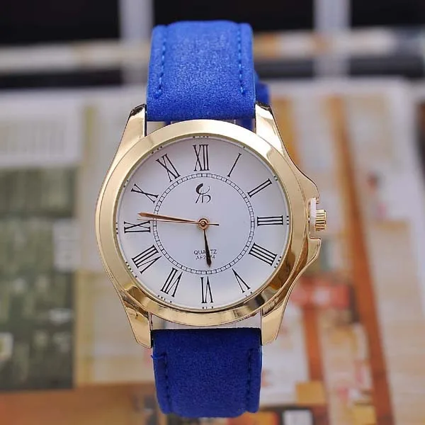 New fashion wristwatch high quality matte leather strap roman literally quartz watches women elegant luxury brand casual watches|watch twilight|watch