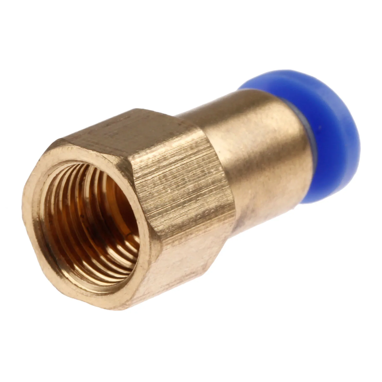 PCF4mm x01 Пневматический фитинги для быстрого Вставной соединитель 1/8 ''1/4'' 3/8 ''1/2'' M5 внутренняя резьба 4681012 мм воздушной трубки прямой - Цвет: PCF4mm x01