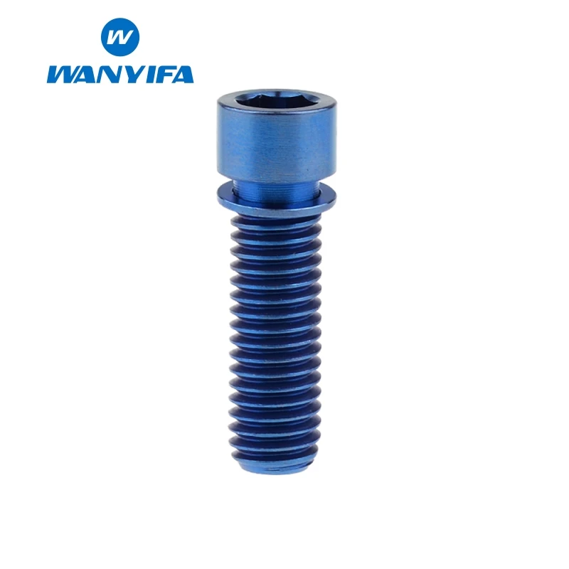 Титановый болт "wanifa" M8x20mm M8x25mm Allen Small Stigma с шайбой для BMX стержня