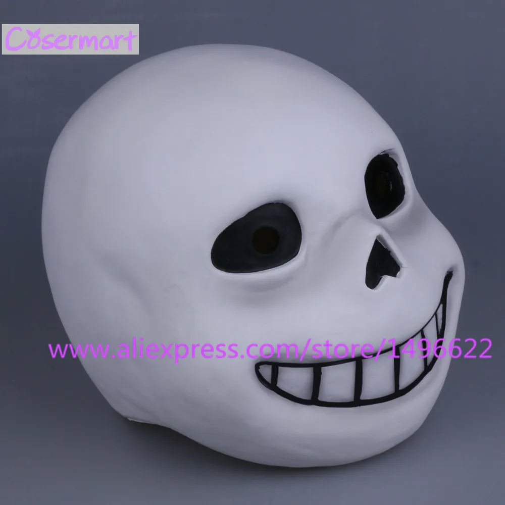 Горячие игры Undertale маска жесткий латекс Косплэй шлем Санса для наращивания на всю