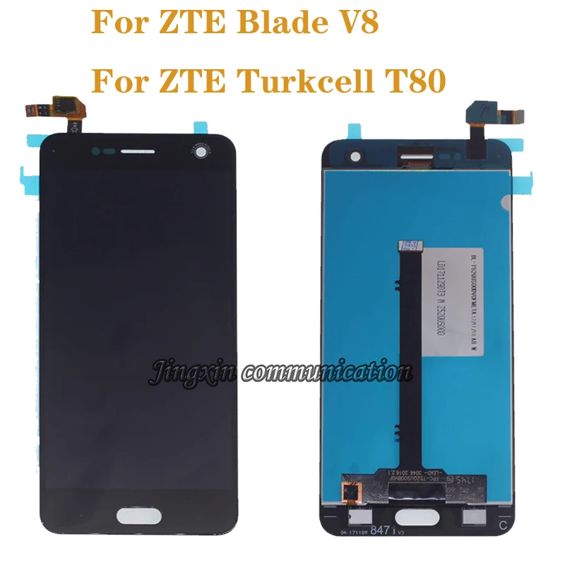 

Original LCD For ZTE Blade V8 LCD display touch screen digitizer assembly for ZTE Turkcell T80 BV0800 display Repair kit