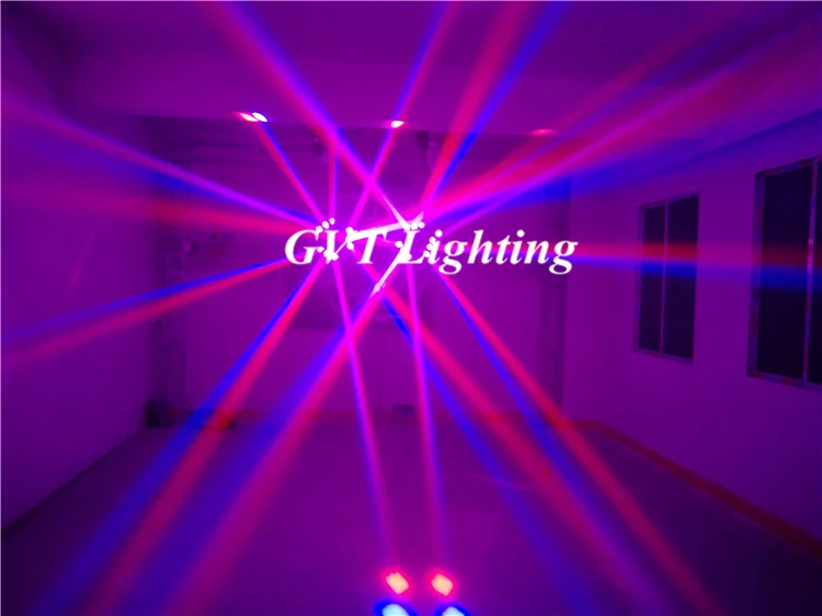 2 шт./лот мини LED 9X12W Паук свет RGB 3 вида цветов 12/43ch DMX сценические огни диско Dj Led