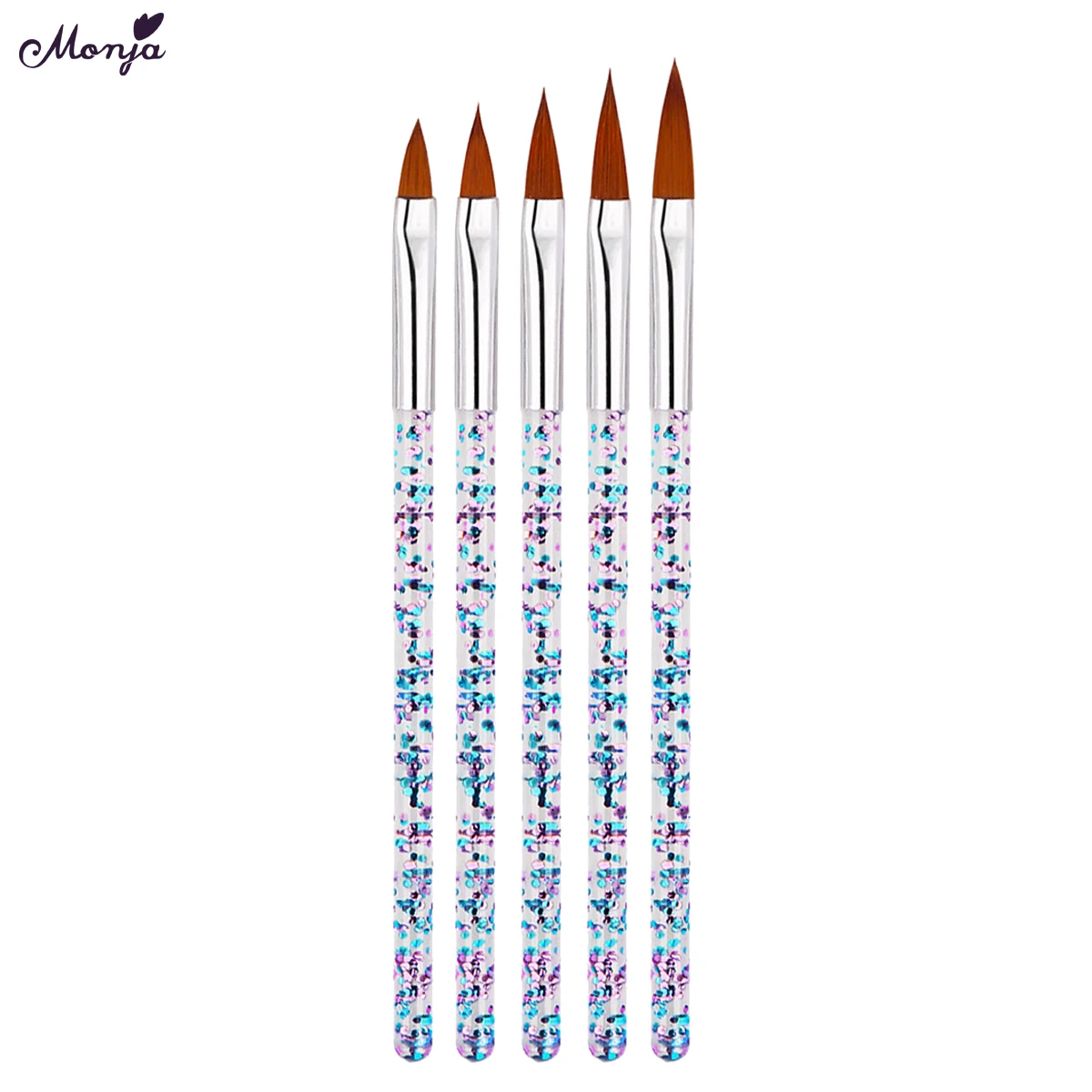 Набор инструментов для маникюра Monja 5 шт. жидкая акриловая ручка вырезания пудры 3D