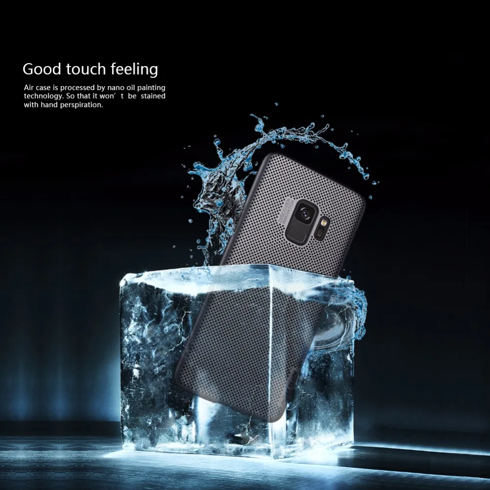 Фирменный чехол Nillkin для задней панели телефона s для samsung Galaxy S9, легкий теплоотвод, чехол для телефона, тонкий Чехол