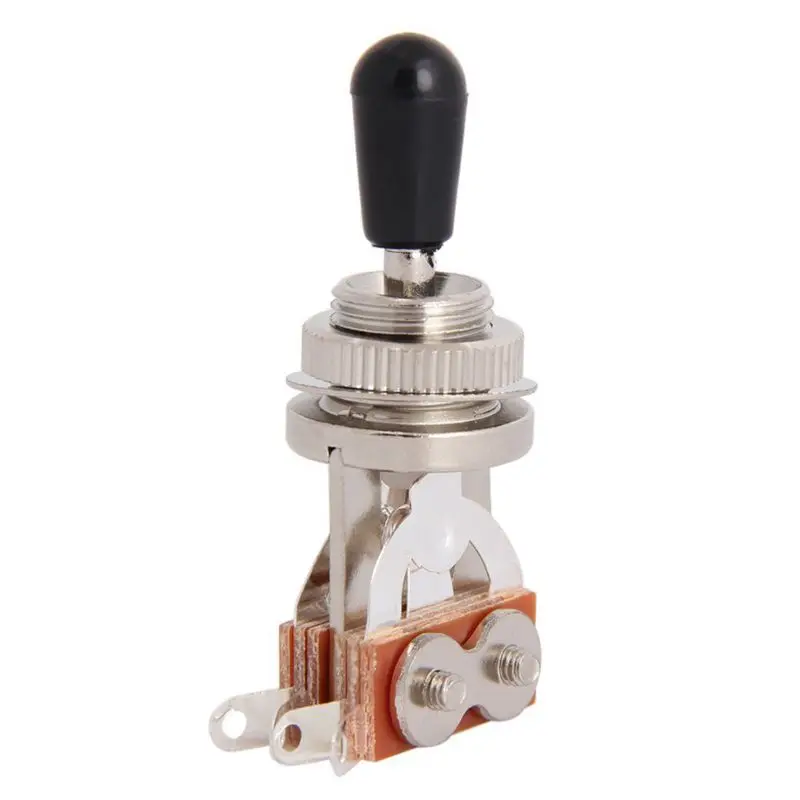

Electric Guitar Toggle Switch 3 Way In Black (Rhythm Treble) Pickup Selector