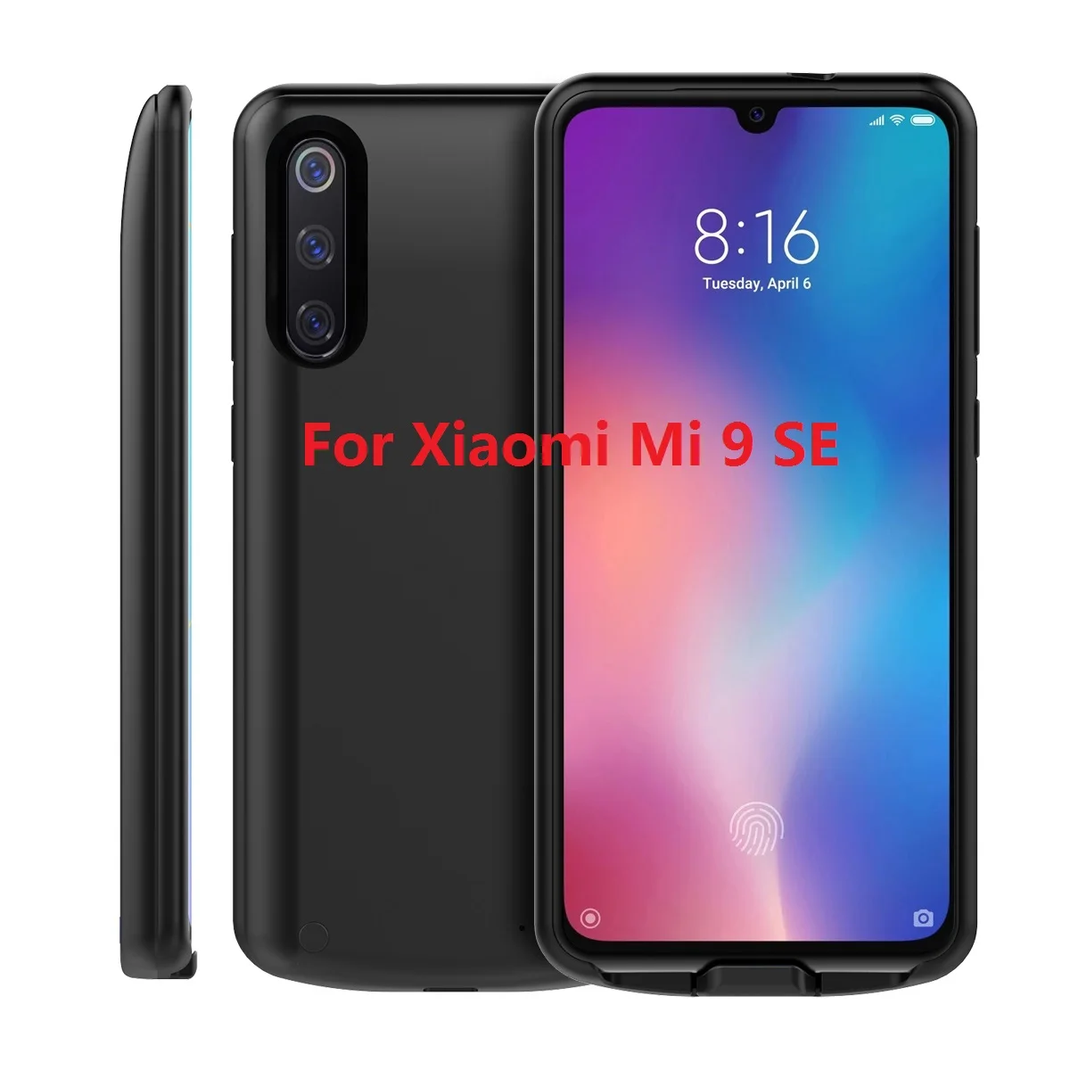 Mi 9 SE Black Для Xiaomi mi 9 mi 9 SE чехол для зарядного устройства 5000 мАч Внешний портативный тонкий чехол для зарядного устройства для Xiaomi mi 9 чехол для аккумулятора - Цвет: Mi 9 SE Black