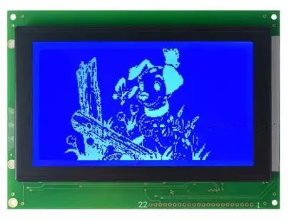 22PIN 240128 ЖК-дисплей Экран модуль T6963C контроллер 5V Синий Подсветка | Электронные