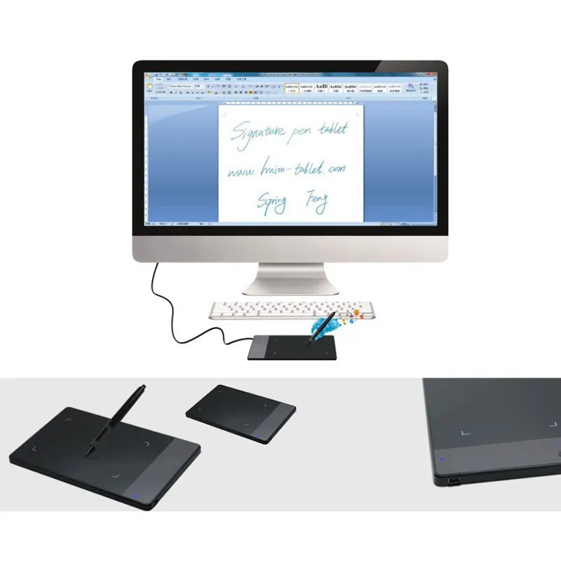 Portable Original HUION 420 Digital Graphic Tablets Drawing Tablet Board USB Interface Pad Panel With Pen | Компьютеры и офис