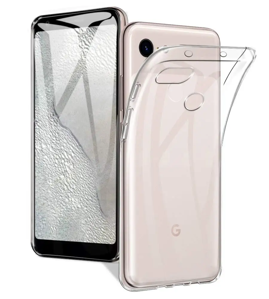 Google Pixel 3A XL чехол для телефона TPU Тонкий Прозрачный ударопрочный силиконовый