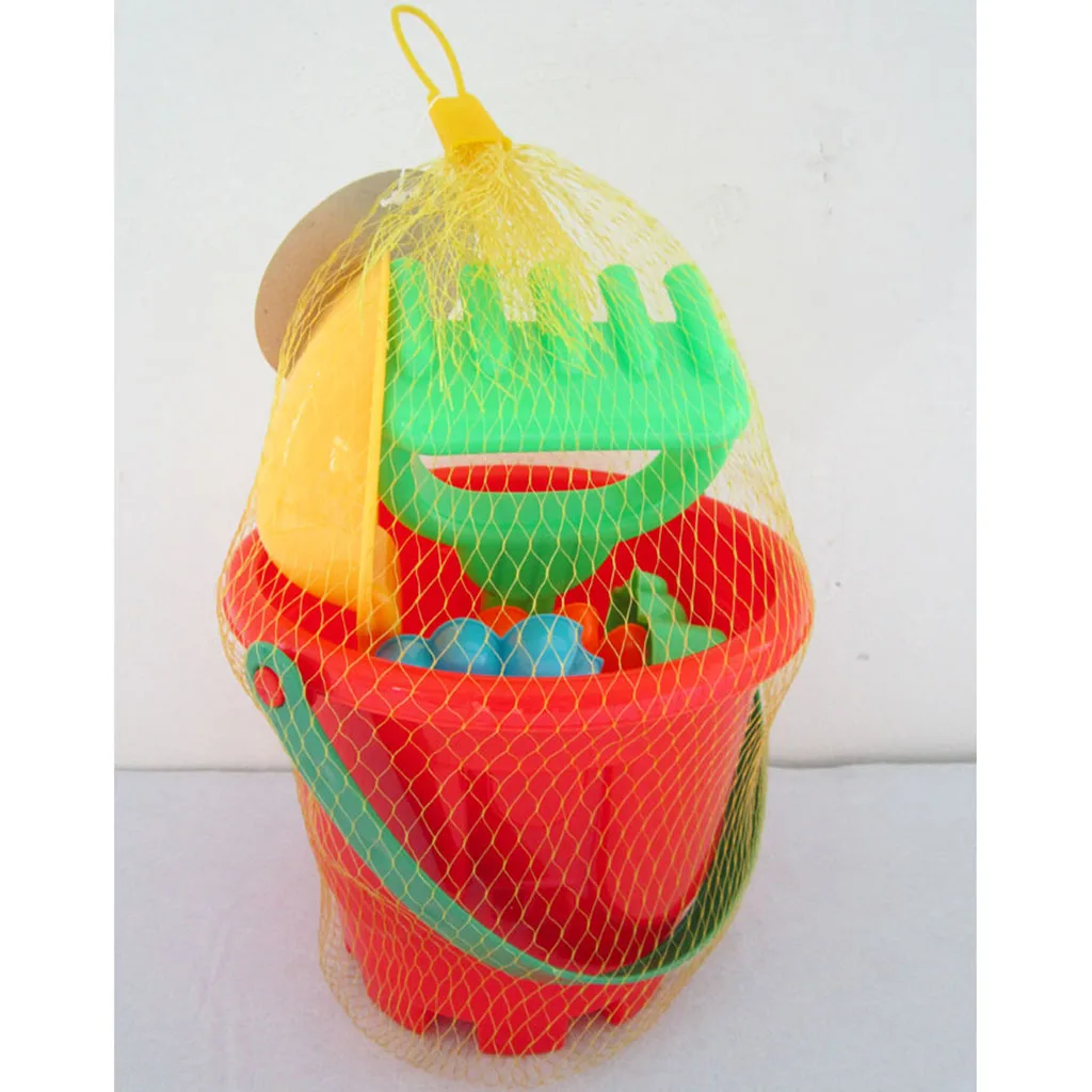 7 шт песок вода пляж игрушки формы и инструменты форма Замок модель ковша лопата