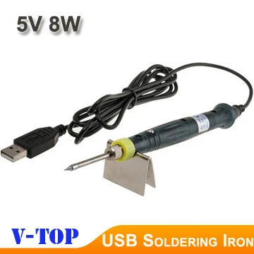 Горячая Распродажа портативный паяльник с питанием от USB 5 в 8 Вт долговечный