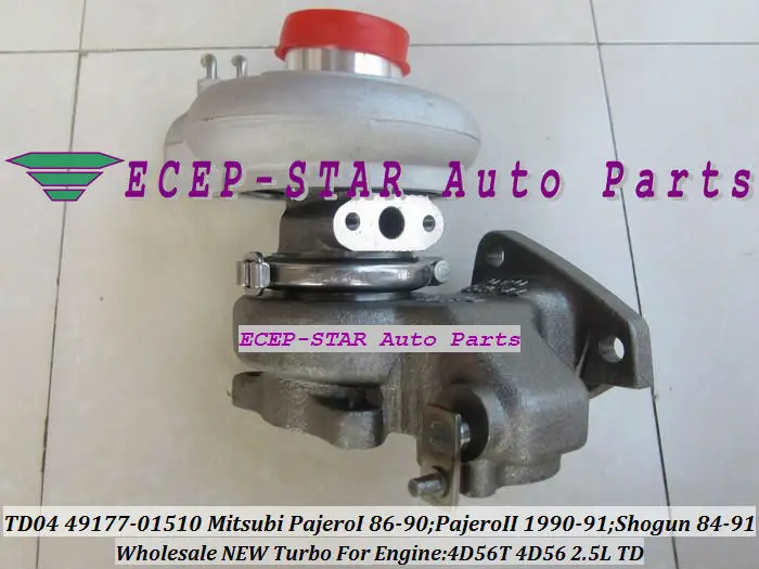 TD04 49177 01510 01511 турбокомпрессор с масляным охлаждением для Mitsubishi Pajero L200 L300 Delica Shogun
