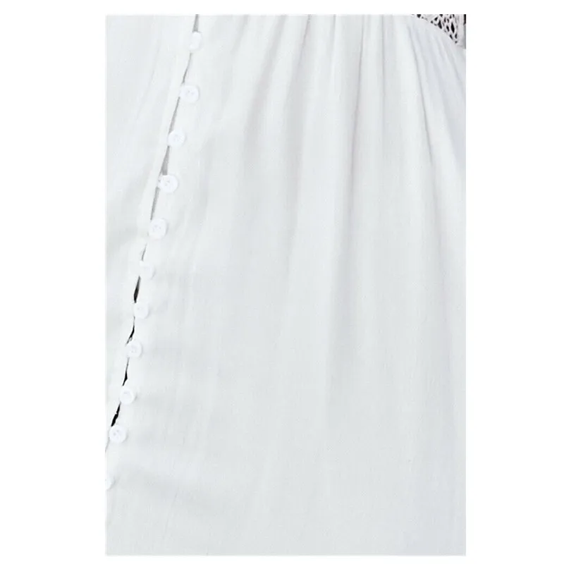 New 2019 Hot Women Summer Maxi Dress Sexy Boho Long Evening Party Beach Solid Loose SleevelessWhite Sundress | Женская одежда