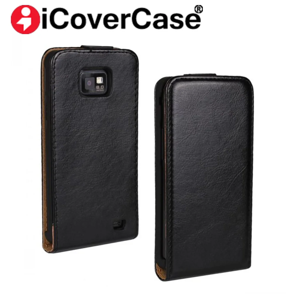 Роскошные S2 Crazy Horse кожаный флип чехол для samsung I9100 Galaxy Плюс i9105 S II на магните|case
