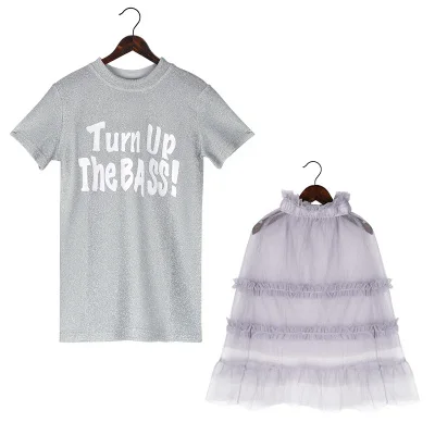 Одежда для макияжа девочек подростков комплект из 2 предметов длинная Блестящая