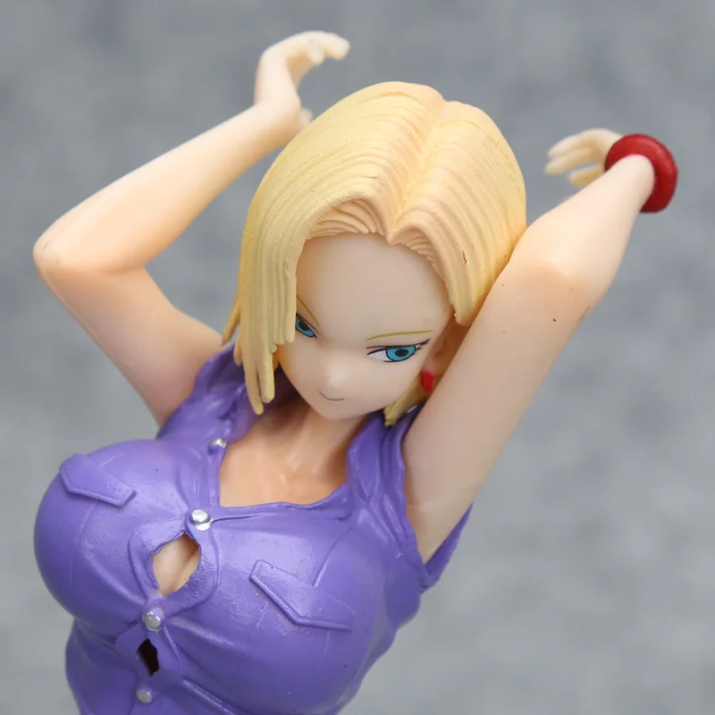 Dragon Ball Z Gals NO. 18 лазурит Фигурки ПВХ Коллекция Фигурки игрушки brinquedos Для Рождественский подарок