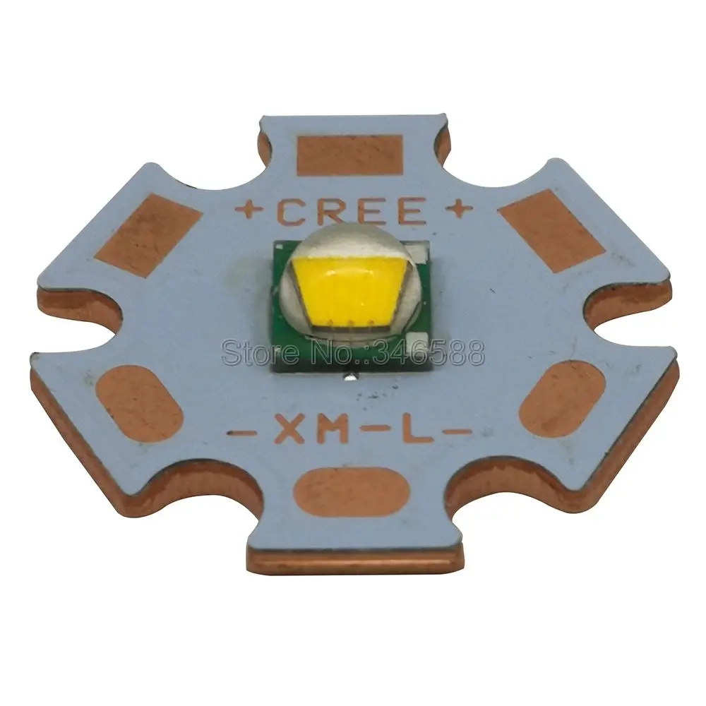 Светодиодный чип CREE XML XM L T6 10 Вт холодный белый нейтральный теплый высокая