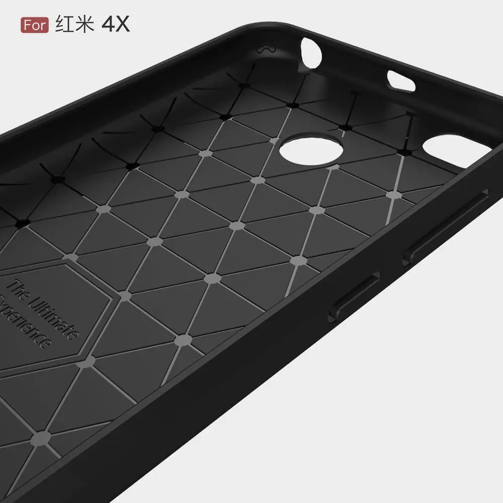 Чехол из углеродного волокна 5 0 для Xiaomi Redmi 4X чехол 4S 4 X S Pro Redmi4x Redmi4 задняя крышка