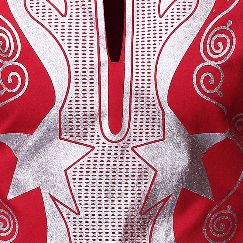 Черная африканская рубашка с воротником стойкой для мужчин 2019 модные