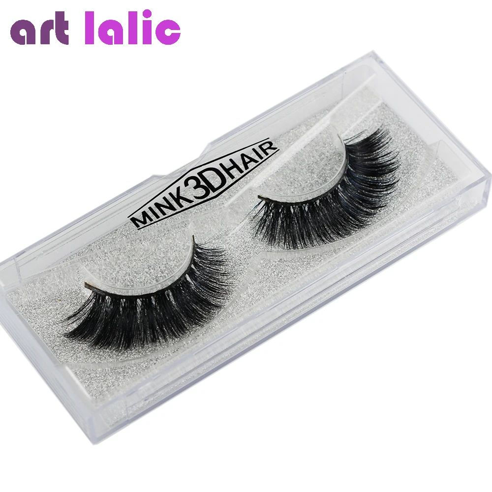 1 пара ресниц 3D норковые ресницы пересекающие черные накладные для макияжа